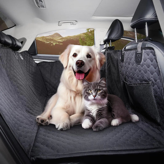 maXpeedingrods Back Seat Extender for Dogs Dog Car Seat Cover with Waterproof Hard Bottom Dog Hammock Supports 440LB for Car SUV Truck 600D Oxford Material for Back Seat
