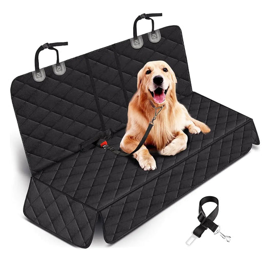 Dog Car Seat Cover with Seat Belt